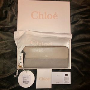 Chloe Long Wallet in Motty Grey (BNWT)